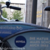 nextbike-Nivea-Kampagne 2012 in München am Deutschen Museum